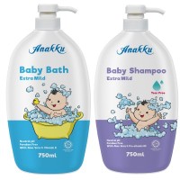 ANAKKU BABY BATH 750ML + BABY SHAMPOO 750ML