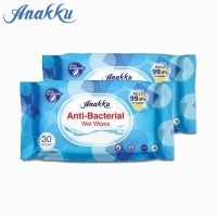 ANAKKU Wet Tissue 30's x 2 - Antibacterial