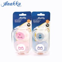 ANAKKU 2PK ORTHODONTIC SOOTHER (0-6M)