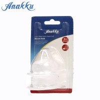 ANAKKU 2PCS SUPERSOFT WIDE NECK TEATS - S