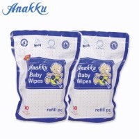 ANAKKU BABY WIPES REFILL PACK 100'S X 2