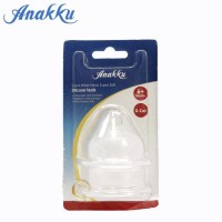 ANAKKU 2PCS SUPERSOFT WIDE NECK TEATS - L